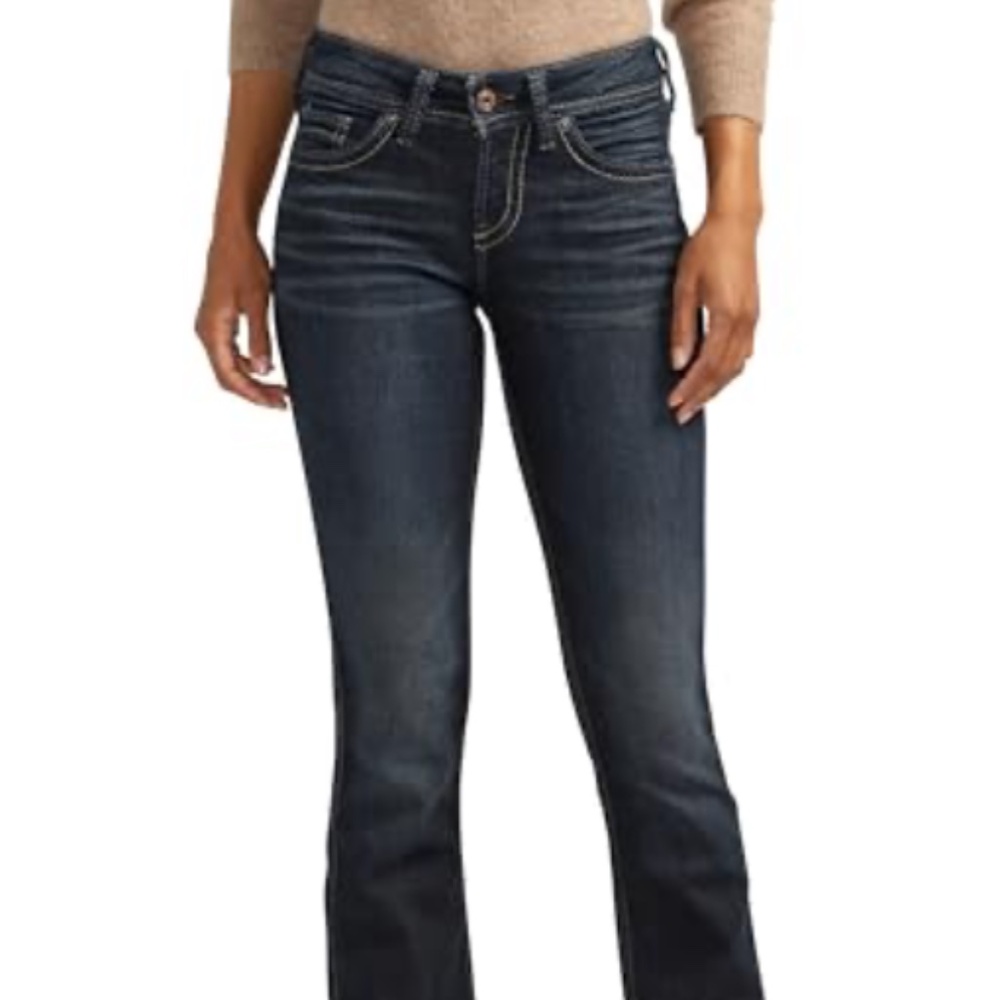 Silver Jeans Tall Long length 33x37 Suki